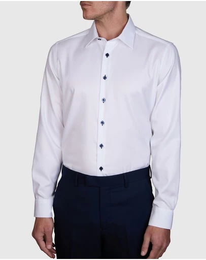 Abelard - Trifolati 2 Ply Twill Slim Fit Shirt