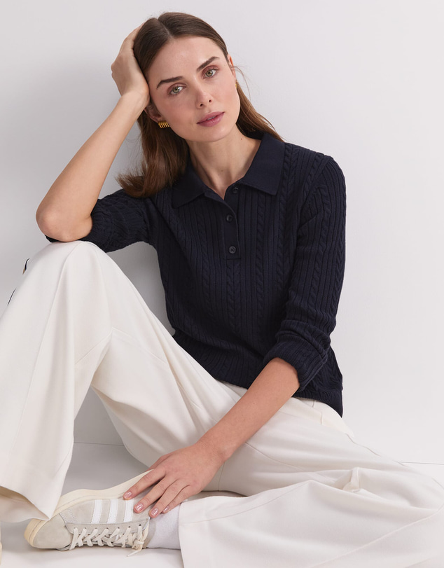 Sportscraft - Elka Baby Cable Polo