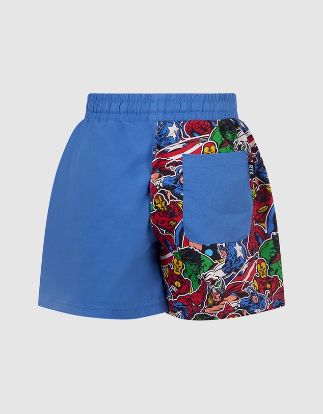 Rock Your Kid - Avengers Woven Shorts - Kids-Teens