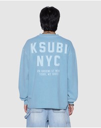 Ksubi - K-Lock Ekcess LS Tee Summer Blue