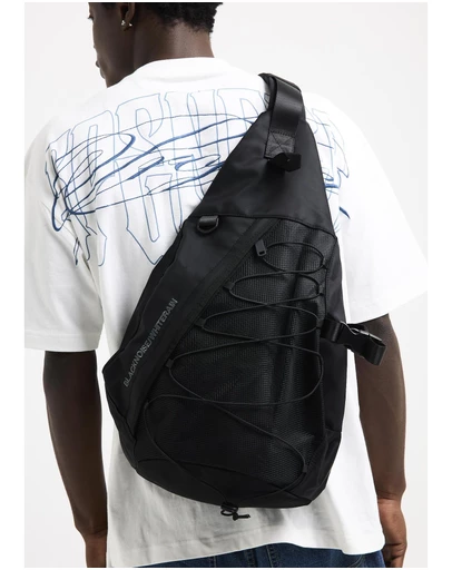 Black Noise White Rain - Sling Bag