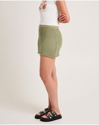 Subtitled - Iris Crochet Mini Skirt
