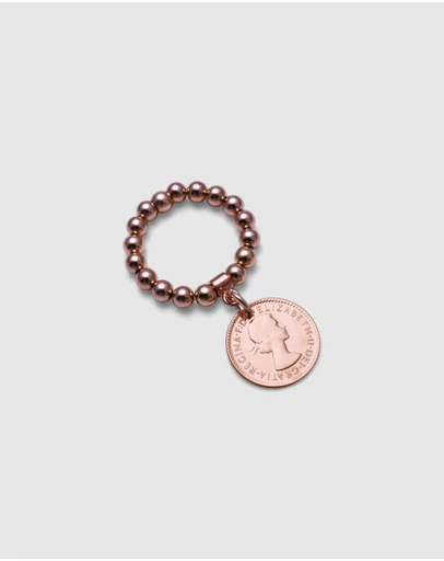 Von Treskow - Stretchy Ring With Coin