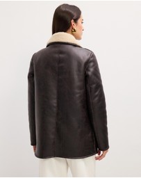 The Fated - Tyra Shearling Coat