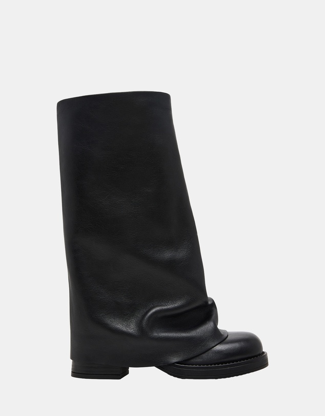 Steve Madden - Benton Black Leather Boots