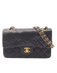 Pre-Loved by Azura Reborn - Pre-Loved Small Classic Lambskin Double Flap