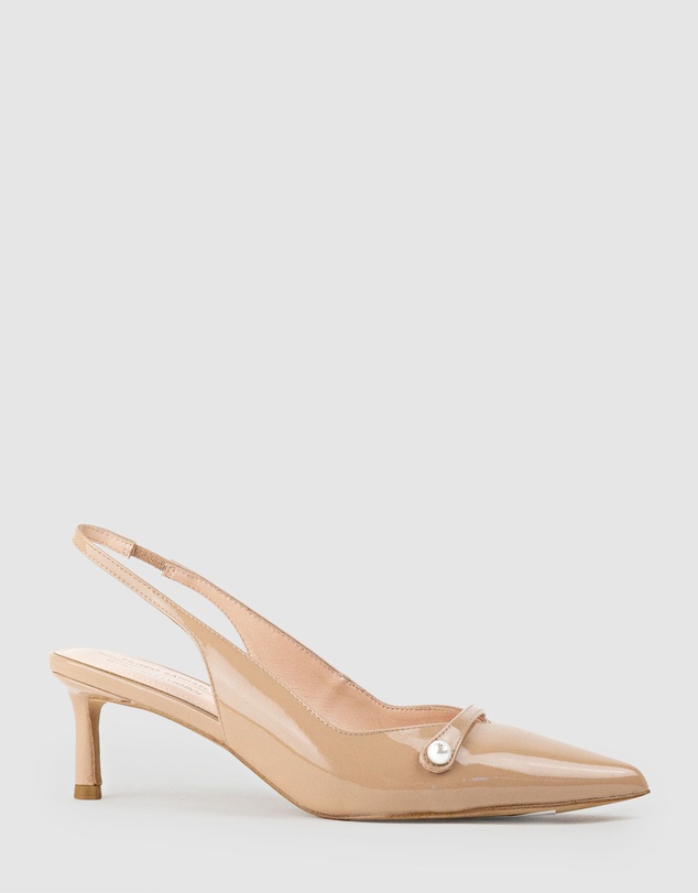 Edward Meller - DIVINE55 Slingback Pump with Pearl