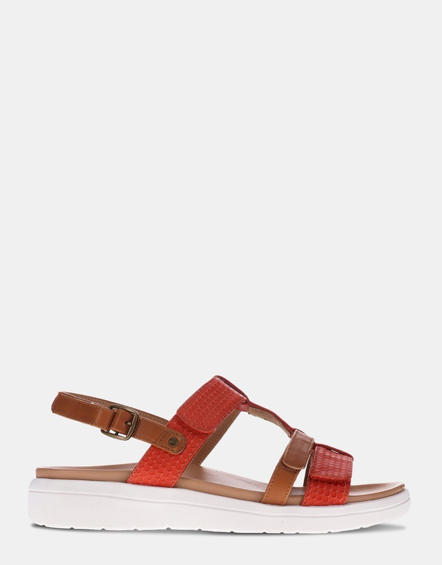 Mia Vita - Bryn Adjustable Sandal - Rose Multi