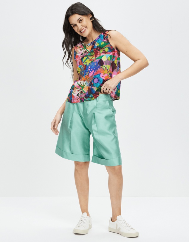 The Social Outfit - Han Tailored Shorts - Opal