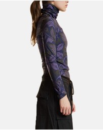 Cynthia Rowley - Turtle Neck Lycra Top