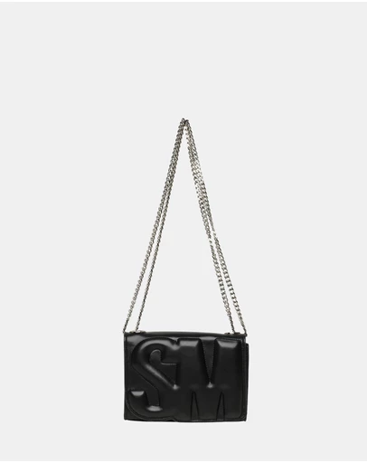 Steve Madden - BZoie Black/Silver Handbag