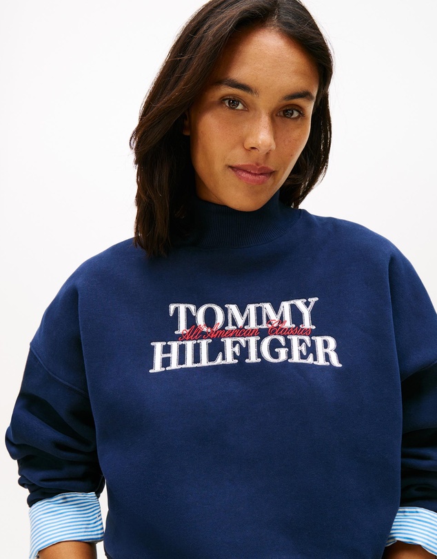 Tommy Hilfiger - High Neck Fleece Sweatshirt