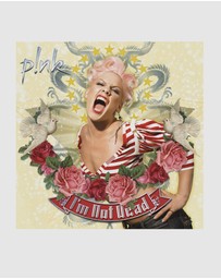 Sony Music - P!Nk I'm Not Dead Vinyl Album & Crosley Record Storage Display Stand