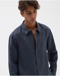 AERE - Euro Resort Linen LS Shirt