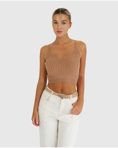 Belle & Bloom - All I Need Knit Crop