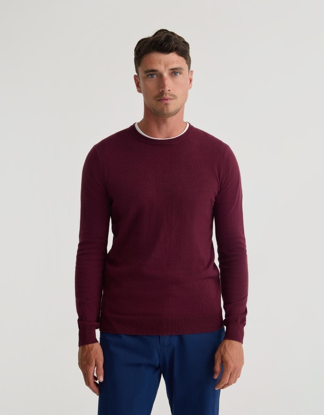 Oxford - Crew Neck Cotton Cashmere Knit