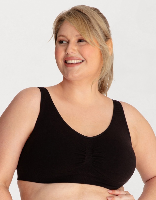 Ava & Audrey  - Underbliss by Ava & Audrey Seamless Bamboo Blend Comfort Wire-Free Bra