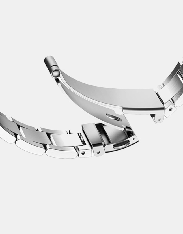 Friendie - Stainless Steel Link Bracelet Band - The Sydney - Apple Watch Compatible