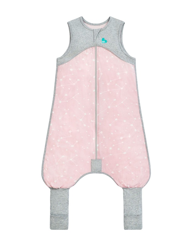 Love to Dream - Sleep Suit 0.2 TOG Stretch Organic Cotton Stellar in Dusty Pink