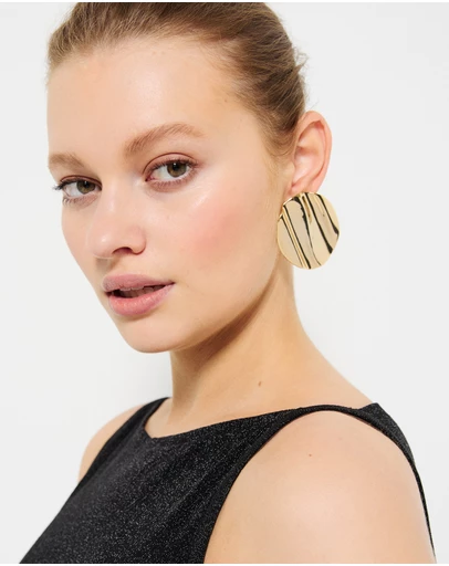 Commonry - The Erin Textured Earrings