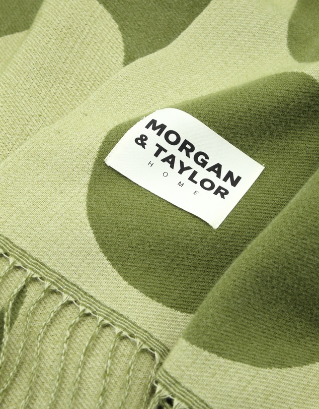 Morgan & Taylor - Ginger Throw Blanket in Green