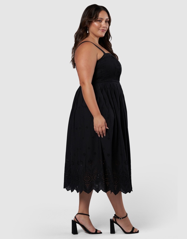 Something 4 Olivia - Brenna Broderie Midi Dress