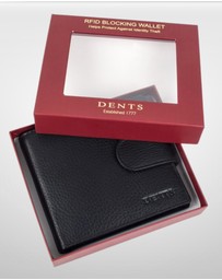 DENTS - Beauley RFID Pebble Grain Billfold Press Stud Wallet
