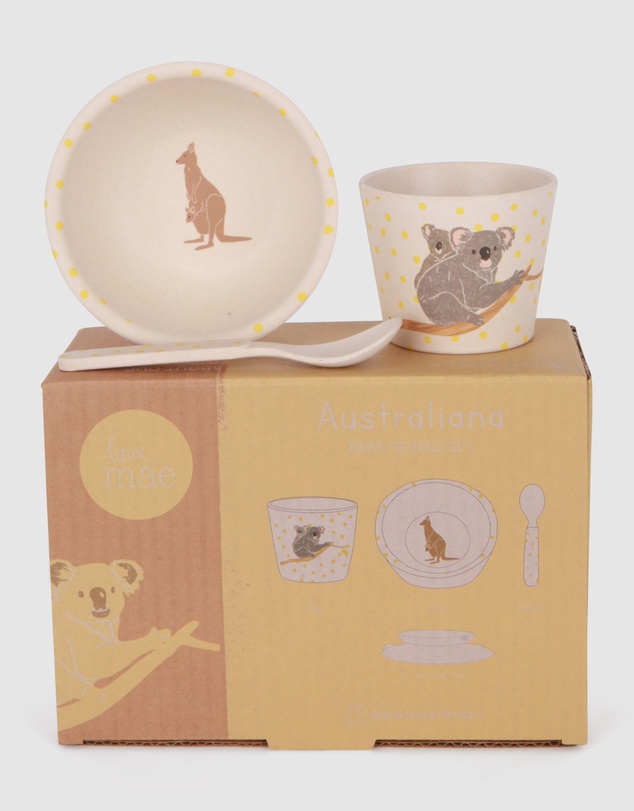 Love Mae - Bamboo Baby Feeding Set