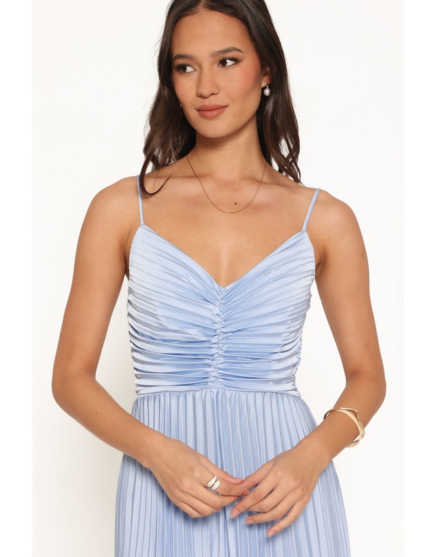 Petal & Pup - Angelique Pleated Jumpsuit - Light Blue