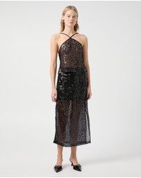 Third Form - Reflection Sequin Midi Skirt