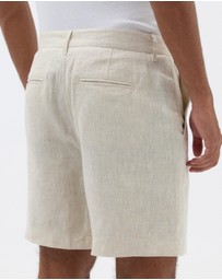 AERE - Tailored Linen Shorts