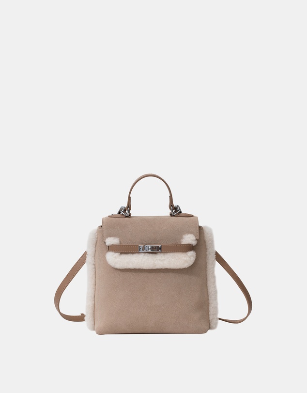 EVERAU - Australian Shepherd Ugg Kenny Bag Cow Suede Upper Bags