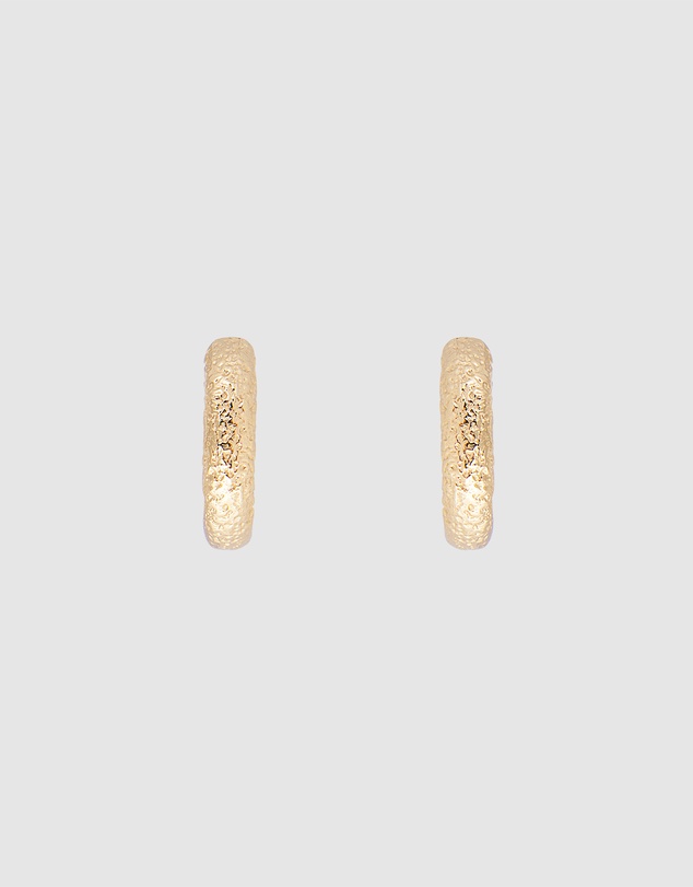 FAIRLEY - Antique Gold Midi Hoops