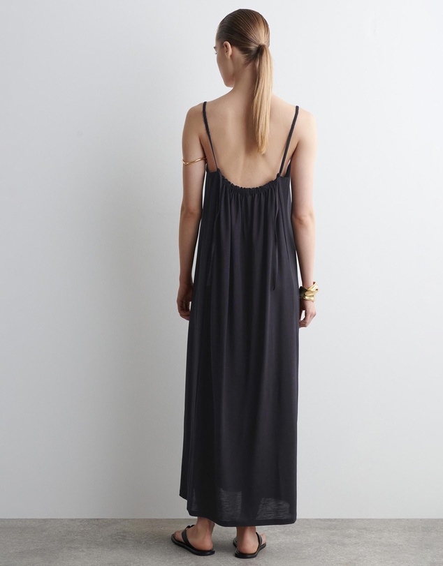 COS - Square-Neck Strappy Jersey Dress