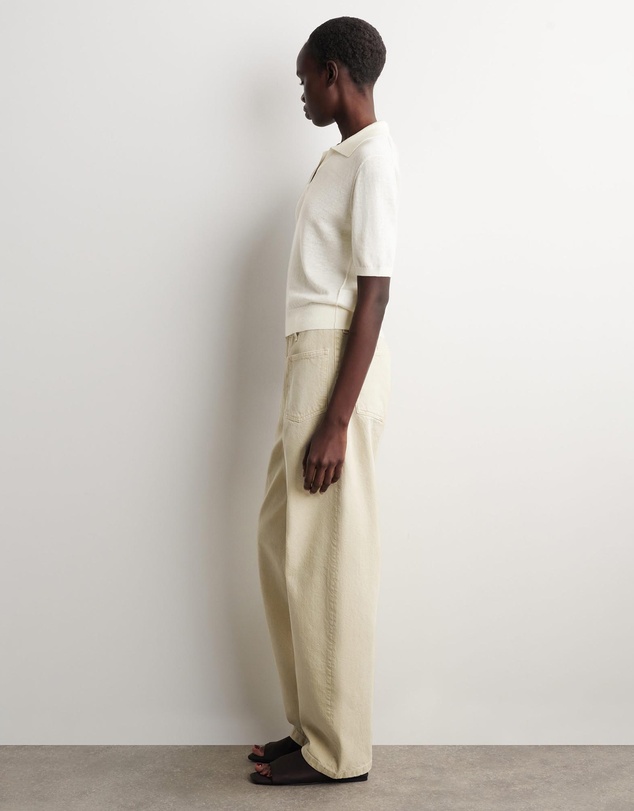 COS - Knitted Linen-Merino Polo Shirt