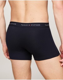 Tommy Hilfiger - 3-Pack Essential Logo Waistband Trunks