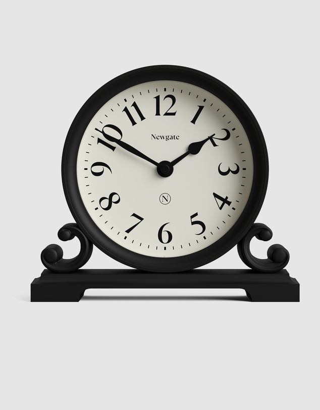 Newgate - Newgate Divisadero Mantel Clock-Black