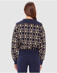 The Upside - Cosmo Kairo Half Zip Knit Jumper