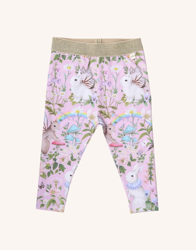 Fleur Harris - 'Fairyland' Fabulous Frilled Legging in Pink Lavender