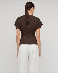 Staple the Label - Estelle Pleated Blouse