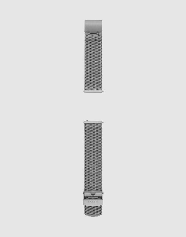 Fossil - Silver-Tone Strap Bar - Ladies