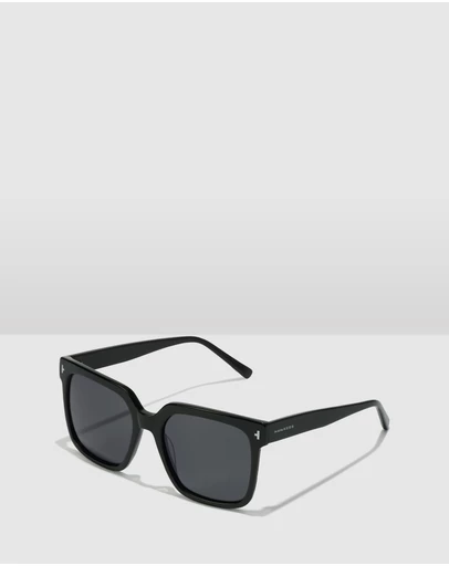 Hawkers Co - Polarized Black Dark Euphoria Sunglasses for Men and Women UV400