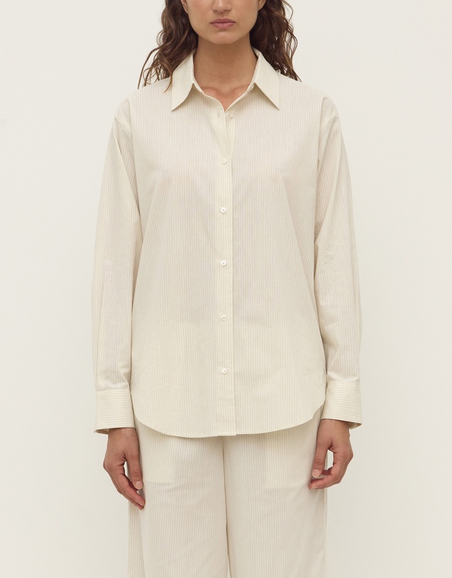 Assembly Label - Marina Stripe Fitted Shirt