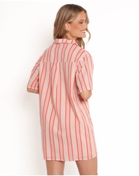 Petal & Pup - Norah Mini Dress - Pink Stripe