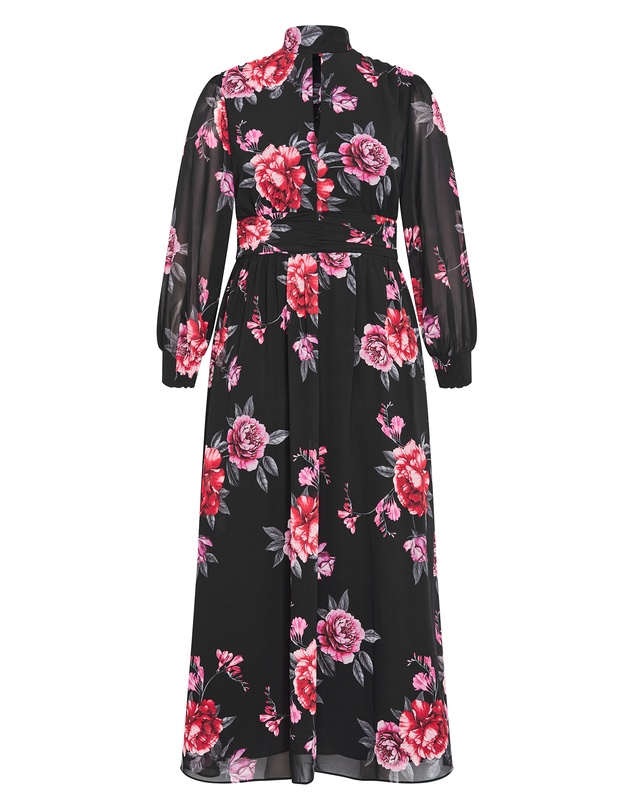 City Chic - Alexandra Print Maxi Dress
