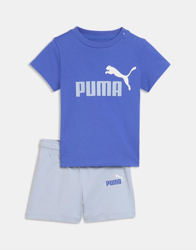 Puma - Minicats Essentials Tee and Shorts Set - Babies-Kids