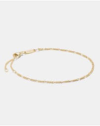 THOMAS SABO - THOMAS SABO Charm bracelet Figaro design Gold