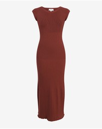 Forcast - Lourdes Ribbed Knit Dress
