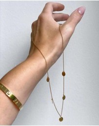 Ichu - Multi Disc Necklace, Gold