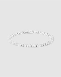 Wanderlust + Co - Pave 925 Sterling Silver Tennis Bracelet